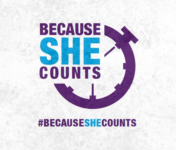 [Image: Because She Counts!]