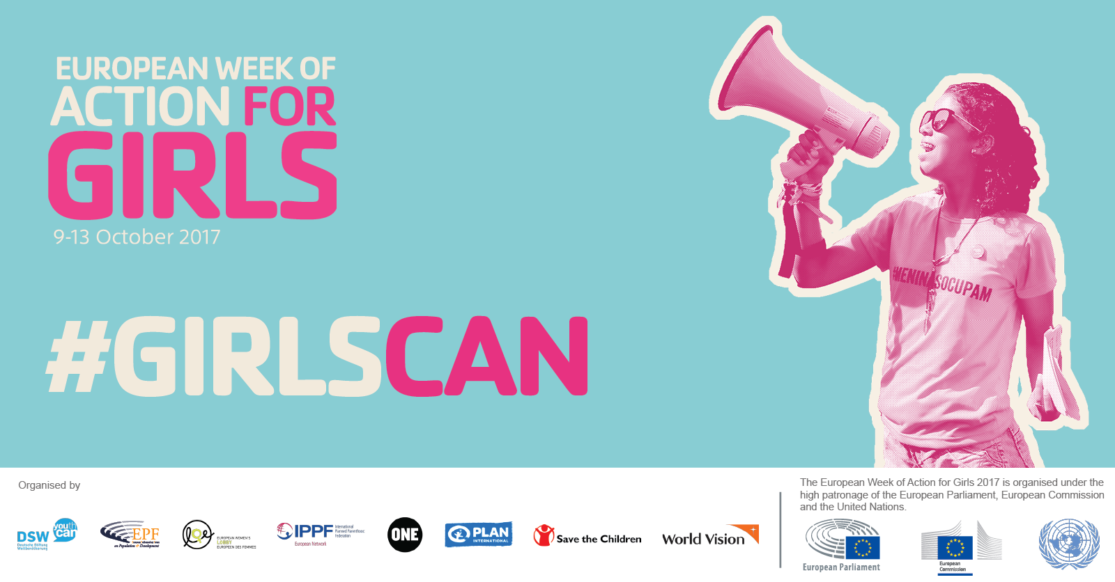 [Image: European Week of Action for Girls: Girls can thrive, inspire, succeed!]